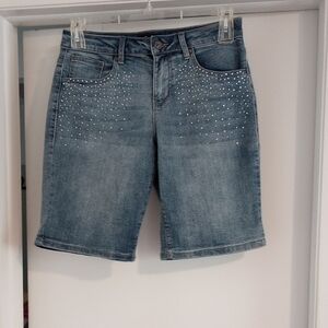 Women's Blue Denim Shorts